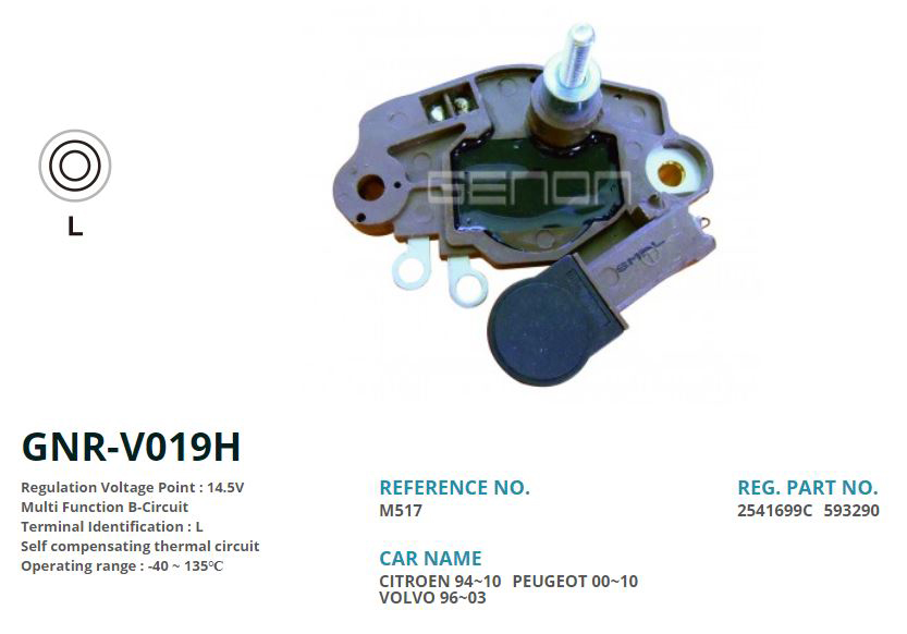 ALTERNATOR KONJEKTOR 12V RENAULT LAGUNA / MEGANE / ESPACE / SAFRANE / MASTER KISA CIVATALI (L)