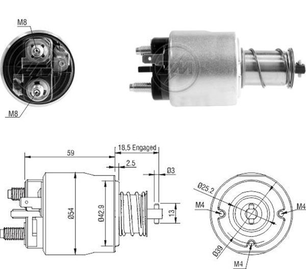 MARS OTOMATIGI 12V GM - CHEVROLET N200 - N300 - N300P