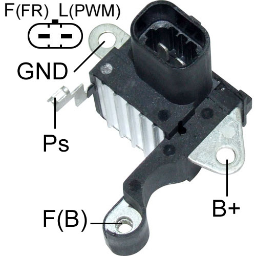 ALTERNATOR KONJEKTOR 12V L-DFM(FR) TERMINAL DODGE NITRO / JEEP CHEROKEE / CHEVROLET 100 AMP