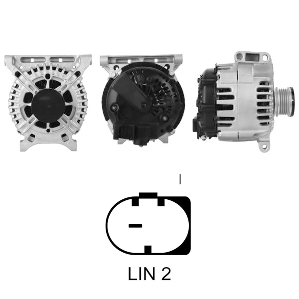 ALTERNATOR 12V 150 AMP MERCEDES-BENZ A-B-C CLASS CDI / SMART FORFOUR 1.5 CDI (TG15C121 - TG15C057)