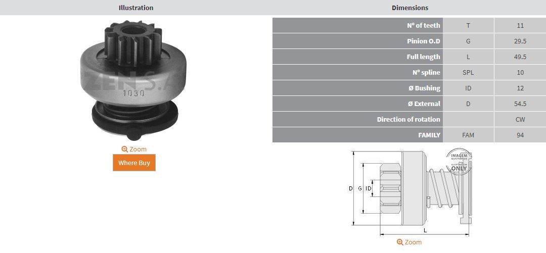 MARS DISLISI 11 DIS PEUGEOT PARTNER - BOXER / CITROEN BERLINGO - JUMPER 1.9 D - 2.0 HDI