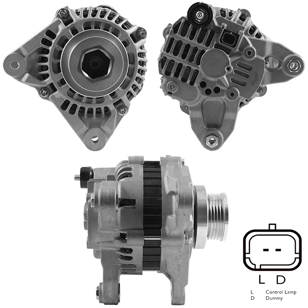 ALTERNATOR (URETIMDEN KALDIRILMISTIR) 12V 110 AMP RENAULT CLIO - MEGANE - SCENIC - KANGOO 1.5 DCI / DACIA LOGAN