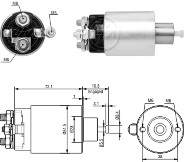 MARS OTOMATIGI 12V FORD FUSION - RANGER / FORD - LINCOLN ZEPHYR / FORD - MERCURY MILAN / GM - CHEVROLET OMEGA - SIL