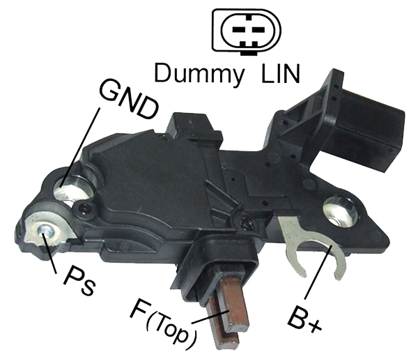 ALTERNATOR KONJEKTOR 12V LIN-X(DUMMY) TERMINAL MERCEDES BENZ SERVICING: BOSCH 0124525054 - 055 - 161 150 AMP