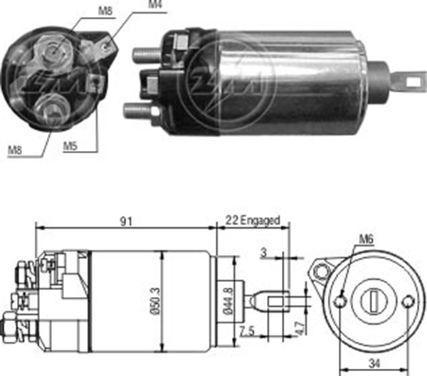 MARS OTOMATIGI 12V AUDI 100 / PORSCHE 924 / VOLKSWAGEN LT 28 - LT 31 - LT 35