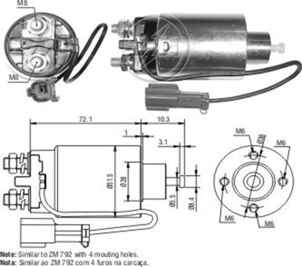 MARS OTOMATIGI 12V NISSAN 100 - ENTRA - INFINITI - PRAIRIE - PRIMERA - PULSAR - SENTRA - SUNNY