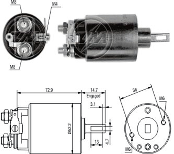 MARS OTOMATIGI 12V ISUZU PICK-UP / THERMOKING (SS-1222)