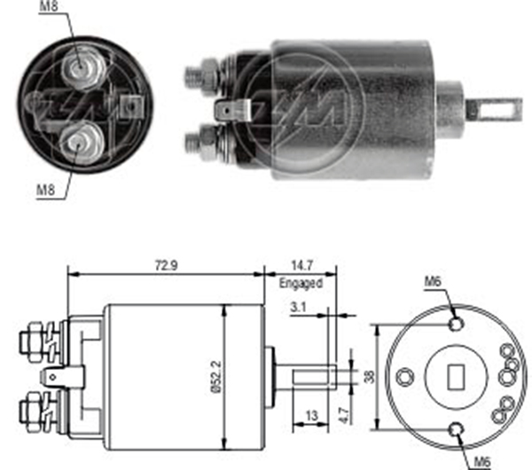 MARS OTOMATIGI 12V MASSEY FERGUSON TRACTOR / NISSAN 200 - 280 - 510 - 610 - 620 - 710 - BLUEBIRD - DATSUN - LAUREL