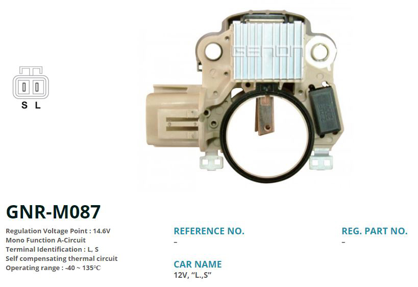 ALTERNATOR KONJEKTOR 12V MITSUBISHI L300 - L200 (L, S)