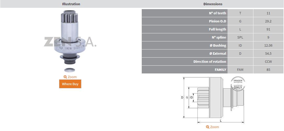 MARS DISLISI 11 DIS VOLKSWAGEN TRANSPORTER / AUDI / SEAT / SKODA 1.9 TDI (UMM-3279) (CCW)