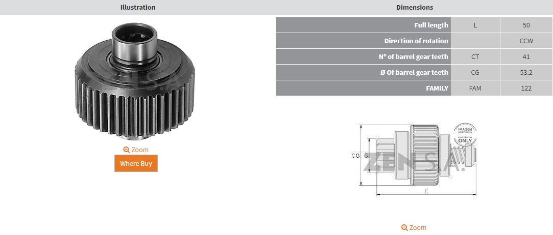 MARS DISLISI XX DIS NISSAN NX 1600 - NX 2000 - PULSAR 1.6 - SENTRA 1.6 (ZEN-0793) (CCW)