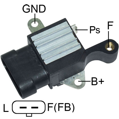 ALTERNATOR KONJEKTOR 12V FR(DFM)-L TERMINAL CHEVROLET - CADILLAC - BUICK - PONTIAC 130 AMP