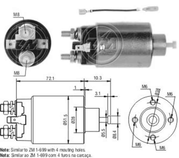 MARS OTOMATIGI 12V HYUNDAI ACCENT - ELANTRA - H100 - SONATA / MITSUBISHI COLT - GALANT - L200 - L300 - LANCER - PAJ