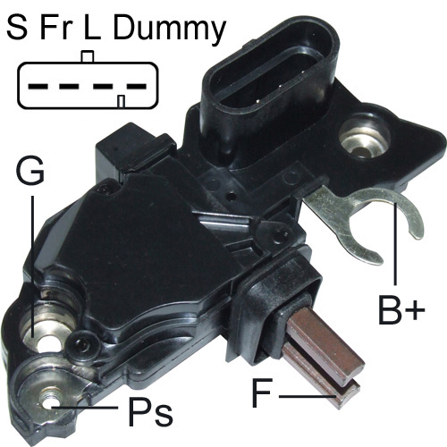 ALTERNATOR KONJEKTOR 12V S-FR(DFM)-L-DUMMY(X) TERMINAL GM CHEVROLET - DODGE