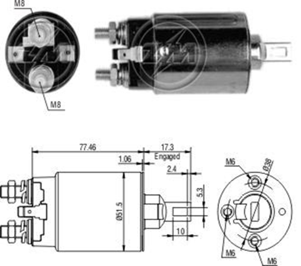 MARS OTOMATIGI 12V TCM FORKLIFT / HYUNDAI EXCEL / MITSUBISHI COLT (SMI-0691)