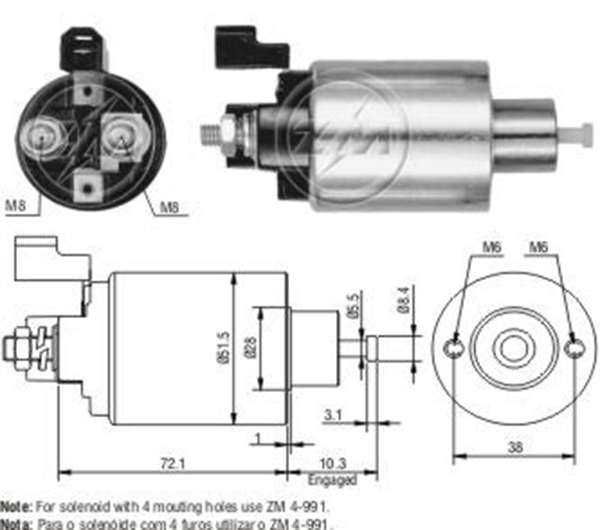 MARS OTOMATIGI 12V CHRYSLER CONCORDE / DODGE / EAGLE VISION