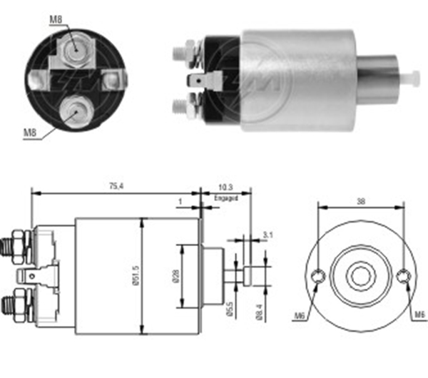 MARS OTOMATIGI 12V MITSUBISHI L200 - L300 - L400 - PAJERO - SPACE