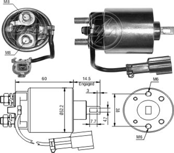 MARS OTOMATIGI 12V NISSAN MAXIMA - NX - PULSAR - SENTRA