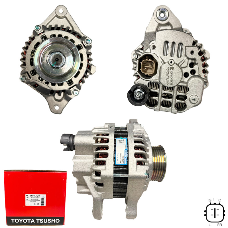 ALTERNATOR (TOYOTA TSUSHO) 12V 80 AMP HONDA CIVIC VIII 1.4 - JAZZ II (A5TB1391)
