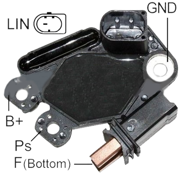 ALTERNATOR KONJEKTOR 12V (LIN) ALPINA D3 / AUDI Q7 (599103 - 2610921 - 2543589 - 2613952)