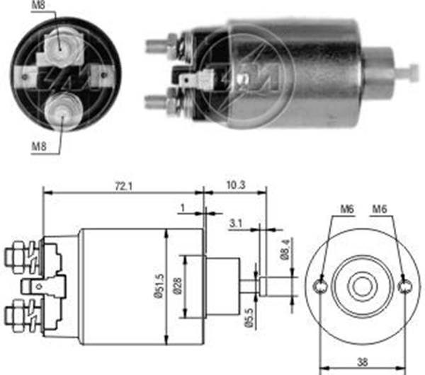 MARS OTOMATIGI 12V MITSUBISHI L300 YENI MODEL / HYUNDAI ACCENT / MAZDA 323 (SMI-0697)