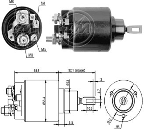 MARS OTOMATIGI 12V VOLKSWAGEN / FORD / MERCEDES-BENZ 2 CIVATALI (CBS-B602)