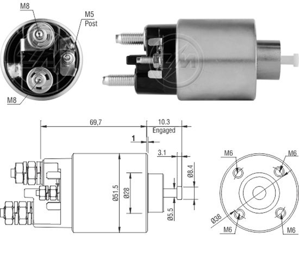 MARS OTOMATIGI 12V CITROEN BERLINGO - C1 - 2 - 3 - 4 - 5 - DS3 - 4 - JUMPY - NEMO - XSARA / FIAT SCUDO / PEUGEOT /