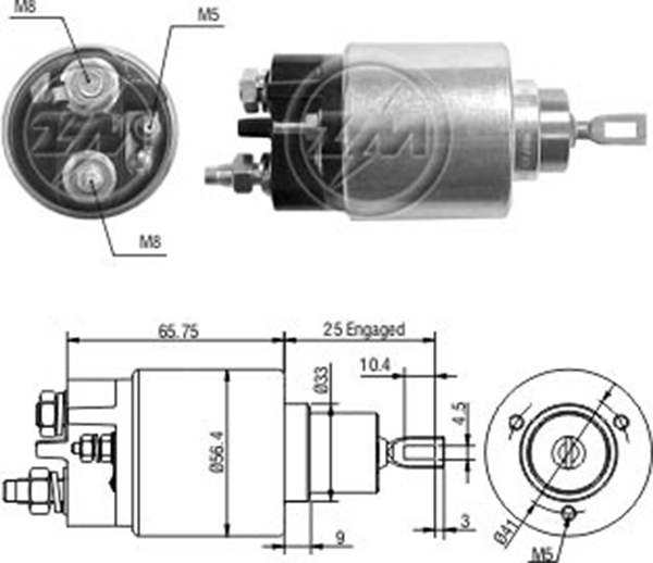 MARS OTOMATIGI 12V CITROEN BERLINGO - SAXO - XSARA / PEUGEOT 106 - 205 - PARTNER (SBO-0679)