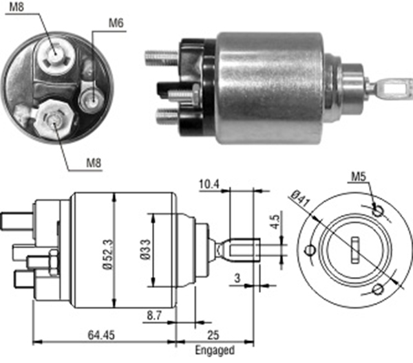 MARS OTOMATIGI 12V FORD COURIER - FIESTA - FOCUS - FUSION - KA - PUMA / VOLVO S40 - V50 (SBO-1371)