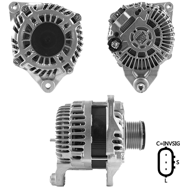 ALTERNATOR (URETIMDEN KALDIRILMISTIR) 12V 150 AMP NISSAN NAVARA - PATHFINDER 3.0 DCI