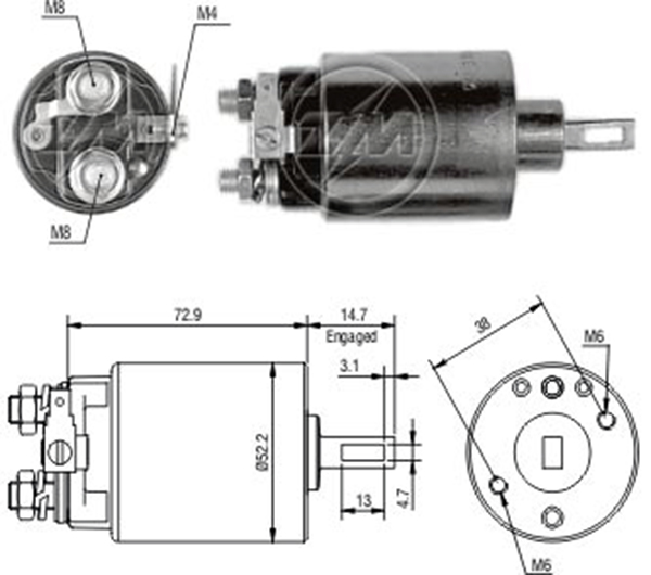 MARS OTOMATIGI 12V GM - CHEVROLET / GM - ISUZU / GM - PONTIAC / THERMO - KING