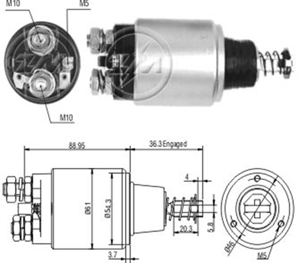 MARS OTOMATIGI 12V AGRALE / FORD / KOMATSU / VALMET / VOLKSWAGEN / YANMAR