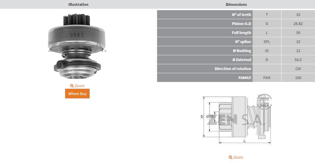 MARS DISLISI 10 DIS FORD ESCORT 1.6 D - 1.8 D - MONDEO 1.8 TD