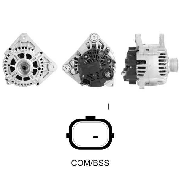 ALTERNATOR 12V 110 AMP RENAULT GRAND SCENIC 1.9 DCI - MEGANE 1.9 DCI-2.0 (TG11C065)