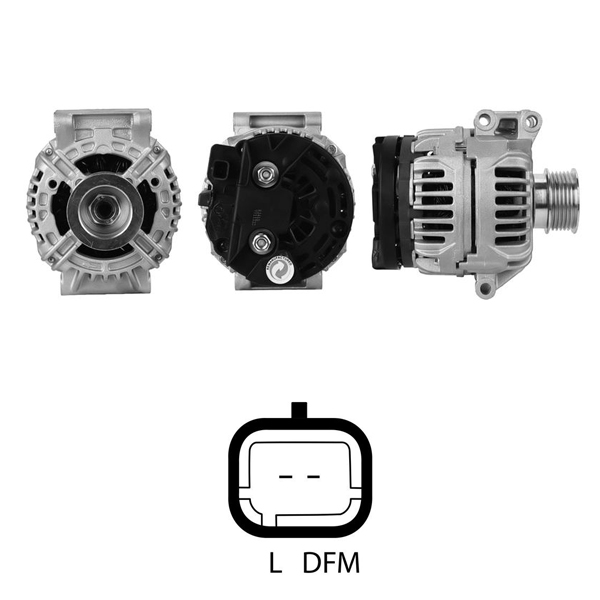 ALTERNATOR 12V 87 AMP RENAULT KANGOO - SCENIC - MEGANE - THALIA 1.4 - 1.6 (0124325024)