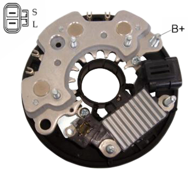 ALTERNATOR DIOT TABLASI 12V S-L TERMINAL NISSAN PRIMERA 2.0 - X-TRAIL 2.0 - 2.5 (DIOT TABLASI + KONJEKTOR) 110 AMP (LR1110-7