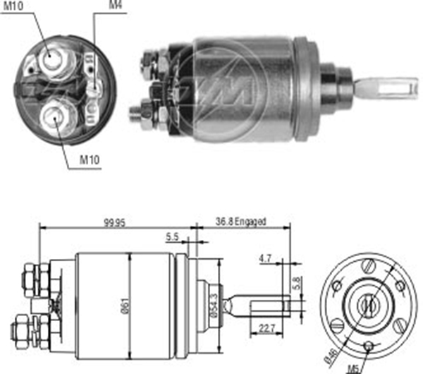 MARS OTOMATIGI 12V DEUTZ KHD 117 - KHD 119 - KHD 121 - KHD 124