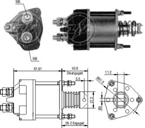 MARS OTOMATIGI 12V FIAT 124 - 131 - 132 - ARGENTA - REGATA - RITMO