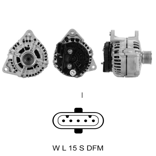 ALTERNATOR 24V 90 AMP IVECO EUROCARGO (0124655005)