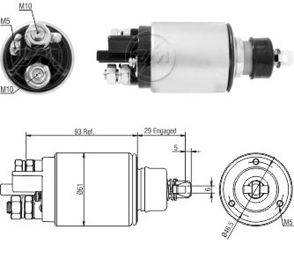 MARS OTOMATIGI 12V CASE / LANDINI - ARGO TRACTOR / MASSEY FERGUSON / MCCORMICK - ARGO TRACTOR / PERKINS