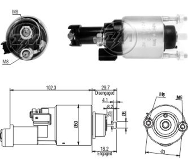 MARS OTOMATIGI 12V HONDA CIVIC 1.8L - 2.0 2006 - 2011 (SND-3705)