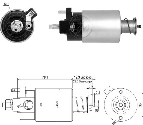 MARS OTOMATIGI 12V CHRYSLER - DODGE 300 - CHALLENGER - CHARGER - DURANGO - RAM / JEEP GRAND CHEROKEE