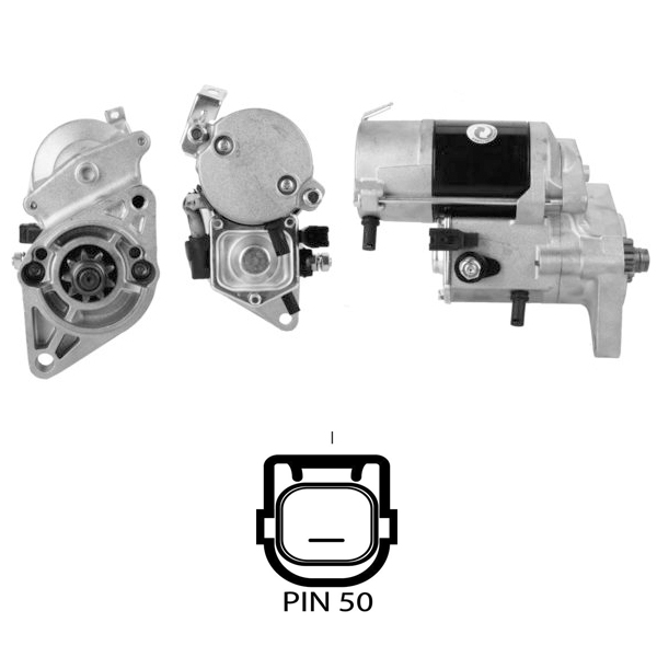 MARS MOTORU 12V 2,0 KW 9 DIS (CW) MINI ONE / TOYOTA COROLLA - YARIS - VERSO - 1.4 DIZEL (428000-2730 - DSN926)