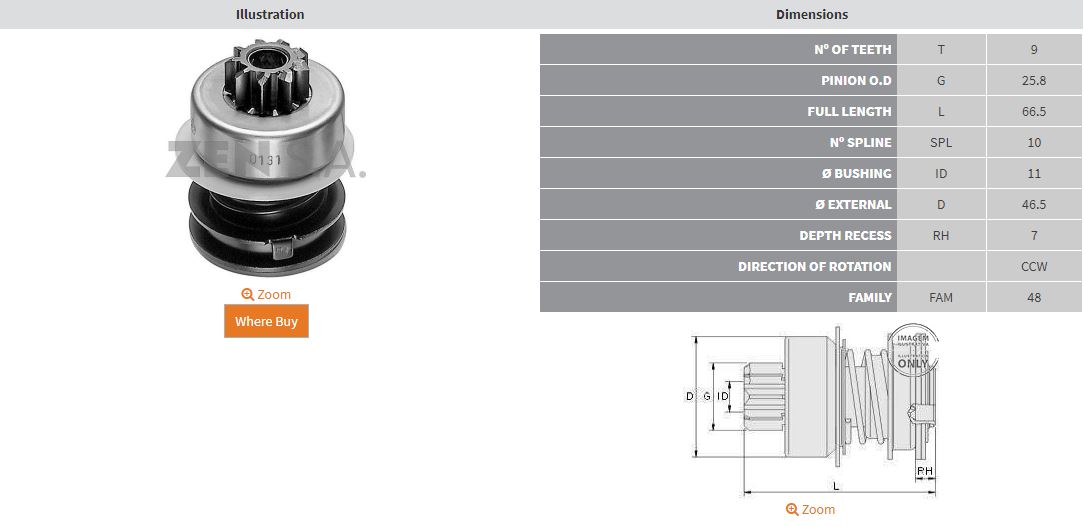 MARS DISLISI 9 DIS VOLKSWAGEN 1200 - 1300 - 1500 - 1600 - TRANSPORTER 1.5 - 1.6 (CCW)