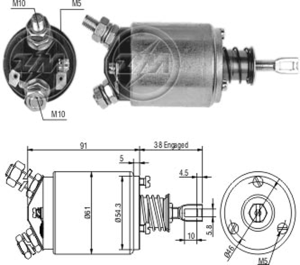 MARS OTOMATIGI 12V AGRALE TX1600 / VALMET 110 ID - 68 - 85 ID