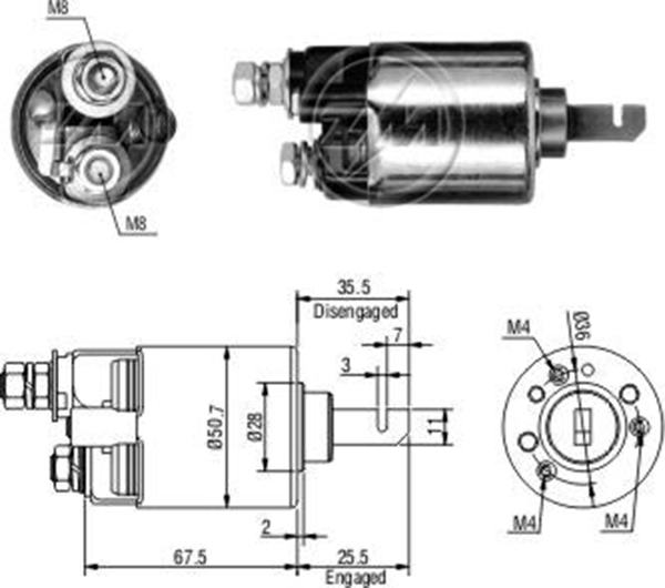 MARS OTOMATIGI 12V HONDA PRELUDE / MITSUBISHI GALANT - LANCER - PAJERO