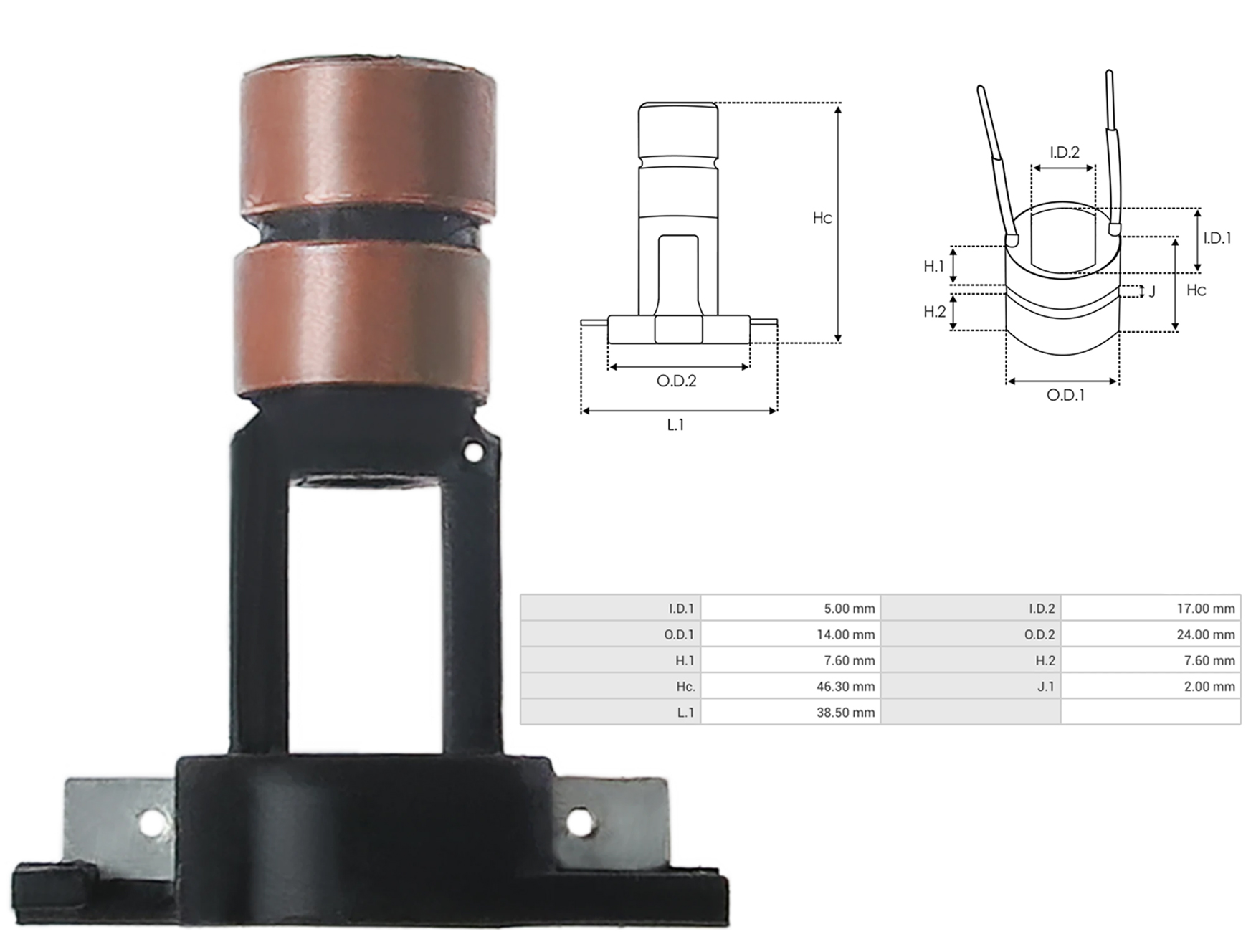 ALT. ROTOR BAKIRI CITROEN JUMPER / FIAT DUCATO / FORD TRANSIT / PEUGEOT BOXER (GEBE-2051)