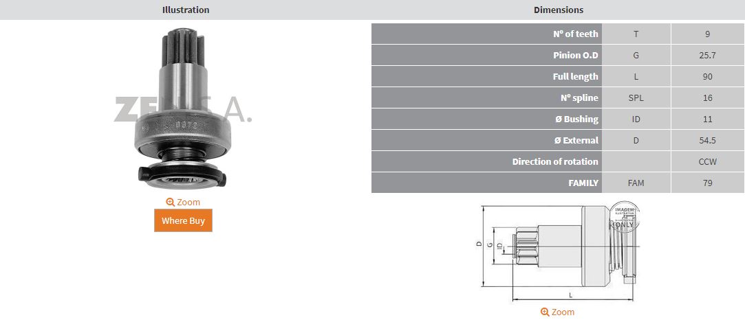 MARS DISLISI 9 DIS AUDI A2 1.2 TDI / SEAT IBIZA 1.7 SDI / VW POLO 1.7 SDI - 1.9 SDI (CCW)