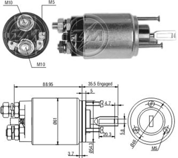 MARS OTOMATIGI 12V MERCEDES-BENZ L-2013 - L-2016 - L-2213 - L-2215 - L-2216 - O-362 / SLC 6200 - 7200 - 7700