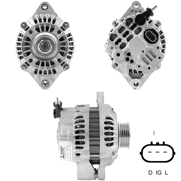 ALTERNATOR (URETIMDEN KALDIRILMISTIR) 12V 70 AMP OPEL AGILA 1.0 - 1.2 / SUZUKI GRAND VITARA 2.0 - SPLASH 1.0 -